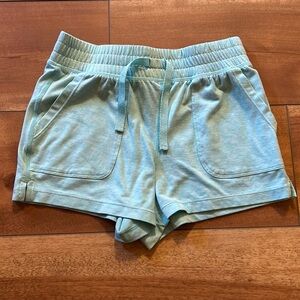 Teal athletic shorts